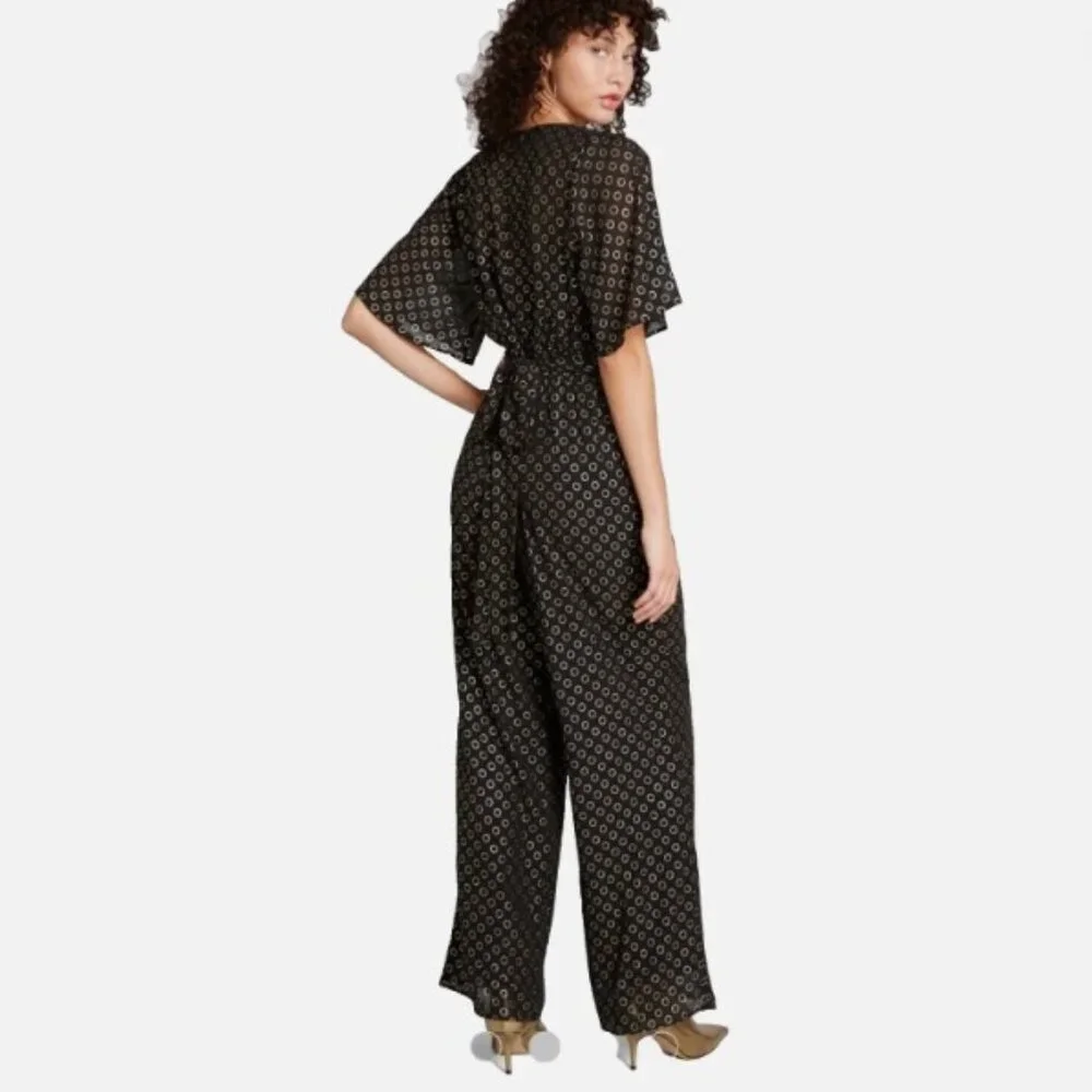 ModCloth Size 1X Luxe at Me Metallic Jumpsuit - Picture 3 of 15